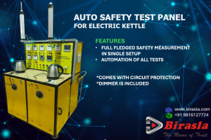 Electric Safety Test Panel for Electric Kettle (BIS Compliant, PLC Based)