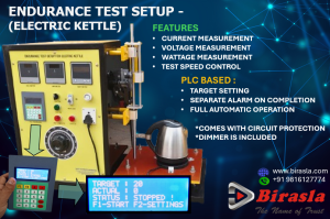 Endurance Test Panel for Electric Kettle