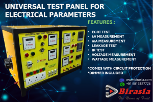 Universal Test Panel for Electrical Parameters